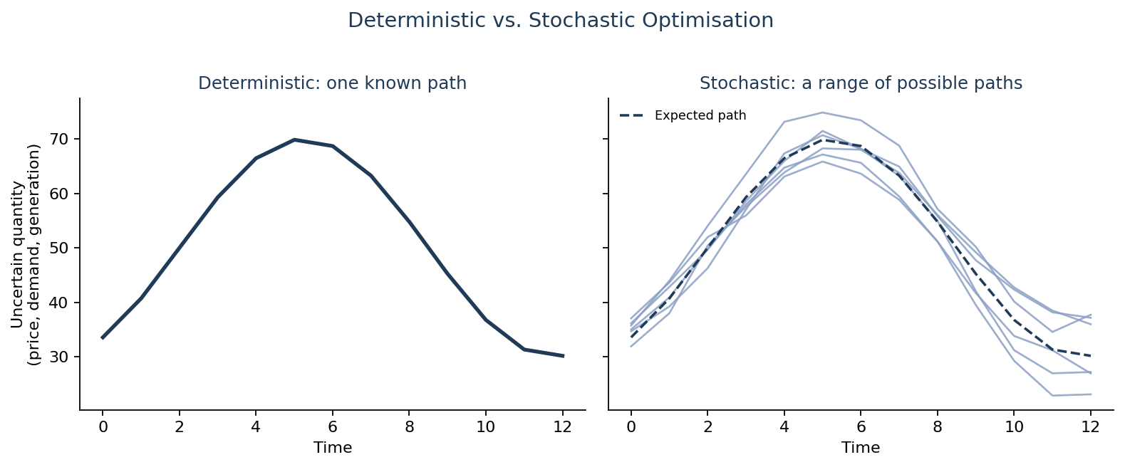 Deterministic vs. Stochastic Optimisation
