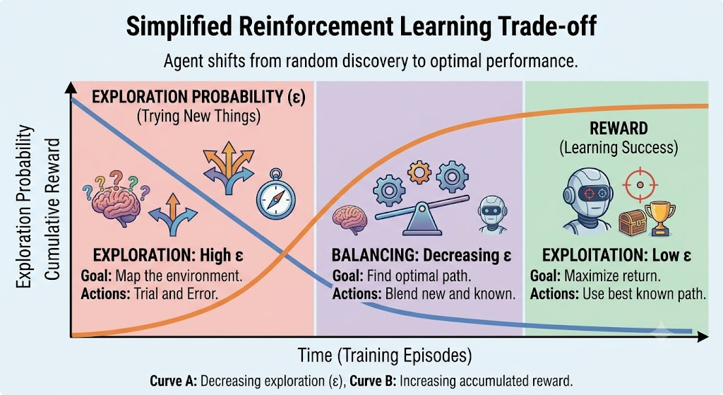 Exploration vs. Exploitation Trade-off